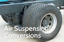 Photography of Air suspension conversions
