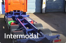 Photography of Intermodal and container chassis installations
