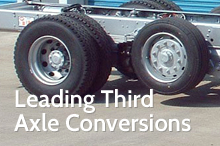 Photography of Leading third axle conversions