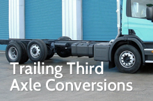 Photography of Trailing third axle conversions